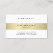 Elegant modern, stijlvol design met hoge prijs, lu visitekaartje (Achterkant)