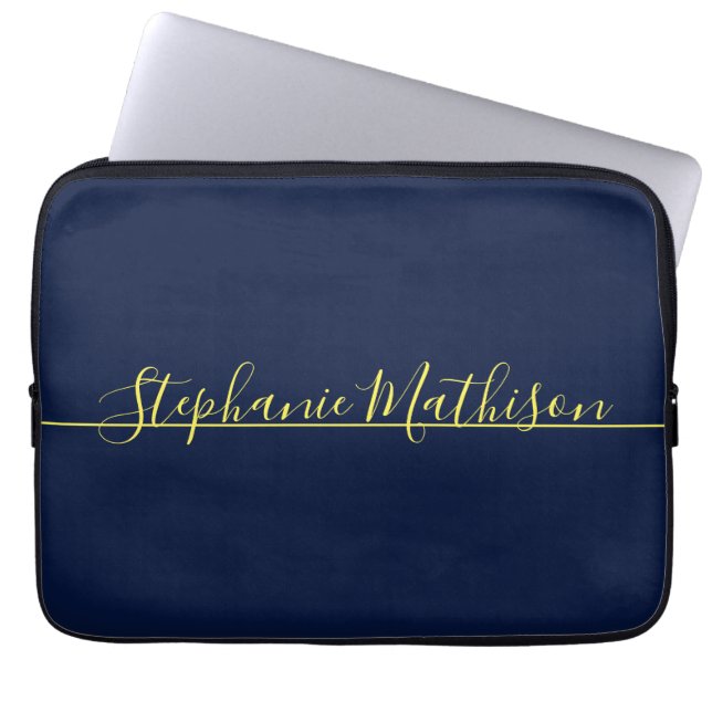 Elegant modern stijlvol, eenvoudig klasje laptop sleeve (Voorkant)