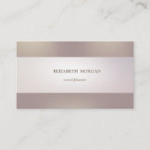 Elegant modern, stijlvol, gestript visitekaartje (Voorkant)