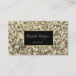 Elegant modern Stijlvol Glitter, Lijst Visitekaartje