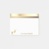 Elegant modern Stijlvol Gold Deer - Speciaal Post-it® Notes (Voorkant)