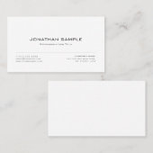 Elegant modern, stijlvol grafisch ontwerp met hoge visitekaartje (Voorkant / Achterkant)