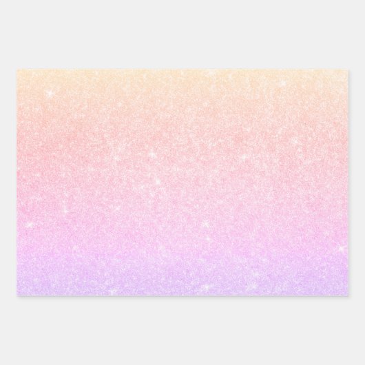 Elegant modern, stijlvol holografisch inpakpapier vel (Voorkant)