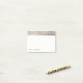 Elegant Modern Stijlvol,Kant-Gepersonaliseerd Post-it® Notes (Op bureau)