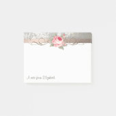 Elegant modern, stijlvol, langzamer gepersonalisee post-it® notes (Voorkant)