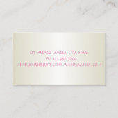 Elegant modern, stijlvol, lips visitekaartje (Achterkant)