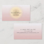 Elegant modern stijlvol Lotus Visitekaartje (Voorkant / Achterkant)