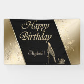 Elegant modern, stijlvol, luchtig, dikke dikke dik spandoek (Horizontaal)