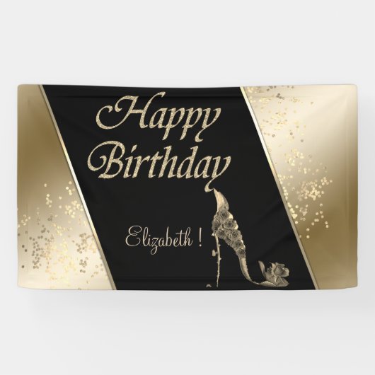 Elegant modern, stijlvol, luchtig, dikke dikke dik spandoek (Horizontaal)