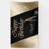 Elegant modern, stijlvol, luchtig, dikke dikke dik spandoek (Verticaal)