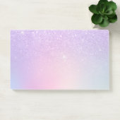 Elegant modern, stijlvol meisje ombre paarse glitt post-it® notes (Kantoor)