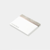 Elegant modern, stijlvol, op maat gemaakt post-it® notes (Schuin)