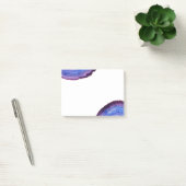 Elegant modern, stijlvol paars agate geode stone post-it® notes (Kantoor)