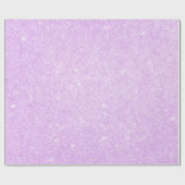 Elegant modern, stijlvol paars glitter cadeaupapier (Vlak)