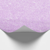 Elegant modern, stijlvol paars glitter cadeaupapier (Hoek)