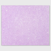 Elegant modern, stijlvol paars glitter cadeaupapier (Vlak)