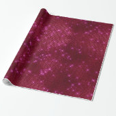 Elegant modern, stijlvol roos goudglitter cadeaupapier (Uitgerold)