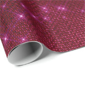 Elegant modern, stijlvol roos goudglitter cadeaupapier (Rol Hoek)