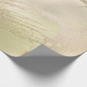 Elegant modern, stijlvol roos goudmarmer cadeaupapier (Hoek)