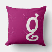 Elegant modern stijlvol roze geometrisch kussen (Voorkant)