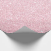 Elegant modern stijlvol roze roze roze goud glitte cadeaupapier (Hoek)