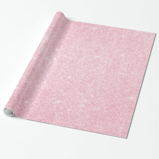 Elegant modern stijlvol roze roze roze goud glitte cadeaupapier (Uitgerold)