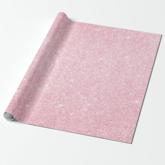 Elegant modern stijlvol roze roze roze goud glitte cadeaupapier (Uitgerold)