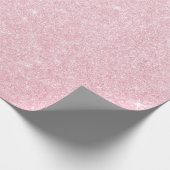 Elegant modern stijlvol roze roze roze goud glitte cadeaupapier (Hoek)