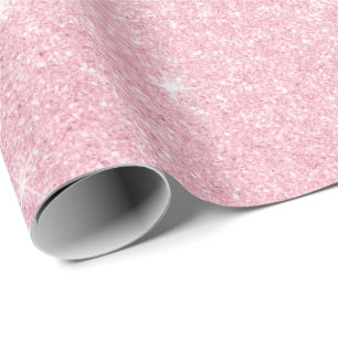 Elegant modern stijlvol roze roze roze goud glitte cadeaupapier