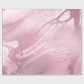 Elegant modern stijlvol roze roze roze goudmarmer cadeaupapier (Vlak)