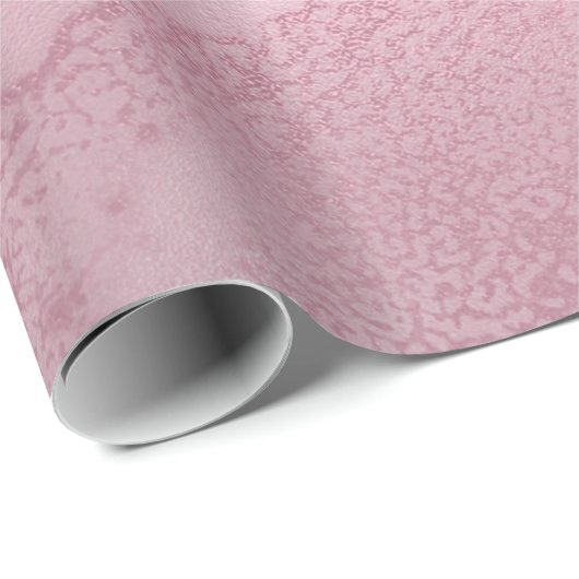 Elegant modern stijlvol roze roze roze goudmarmer cadeaupapier (Rol Hoek)