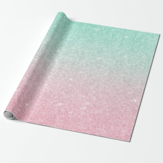 Elegant modern stijlvol, stijlvol glitter cadeaupapier (Uitgerold)