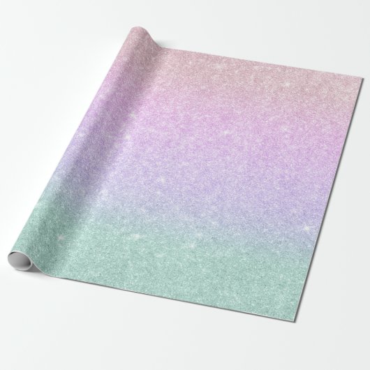 Elegant modern stijlvol, stijlvol glitter cadeaupapier (Uitgerold)
