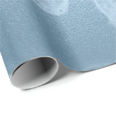 Elegant modern, stijlvol, vers blauw marmer cadeaupapier (Rol Hoek)