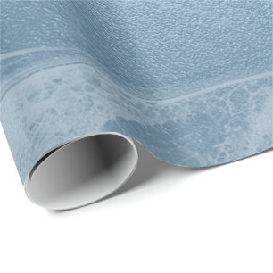 Elegant modern, stijlvol, vers blauw marmer cadeaupapier
