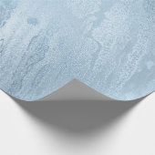 Elegant modern, stijlvol, vers blauw marmer cadeaupapier (Hoek)