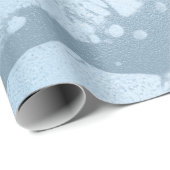 Elegant modern, stijlvol, vers blauw marmer cadeaupapier (Rol Hoek)