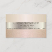 Elegant modern Stijlvol Visitekaartje (Achterkant)