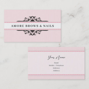 ELEGANT MODERN stijlvolle goddelijke vintage roze Visitekaartje