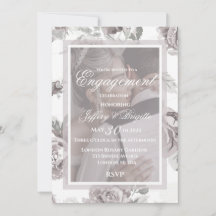 Elegant Modern Stoffig Roze Rose Bloemen verloving