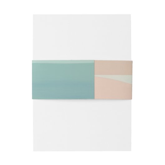 Elegant Modern strand Uitnodigingen Wikkel (Achterkant Voorbeeld)