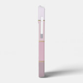 Elegant Modern Striped, Lashes, Lips - Personalize Case-Mate iPhone Case (Achterkant / Links)