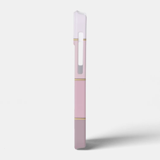 Elegant Modern Striped, Lashes, Lips - Personalize Case-Mate iPhone Case (Achterkant / Links)