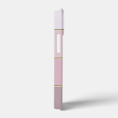 Elegant Modern Striped, Lashes, Lips - Personalize Case-Mate iPhone Case (Achterkant / Rechts)