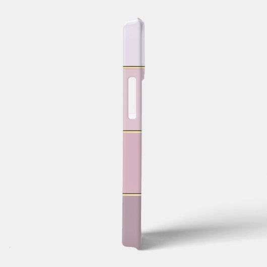 Elegant Modern Striped, Lashes, Lips - Personalize Case-Mate iPhone Case (Achterkant / Rechts)