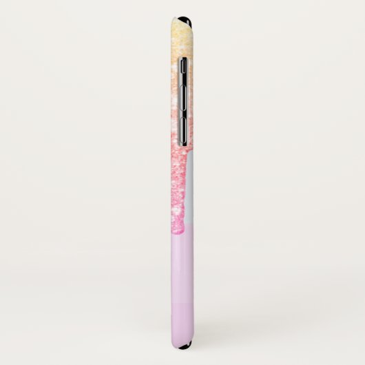 Elegant Modern Striped, Ombre Glitter Drivers Case-Mate iPhone Case (Achterkant/links)