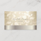 Elegant Modern Stylish Bokeh Visitekaartje (Voorkant)