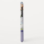 Elegant Modern Sweet Peas Monogram Naam Case-Mate iPhone Case (Achterkant/links)