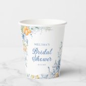 Elegant Modern Tea Party Vrijgezellenfeest Papieren Bekers (Voorkant)