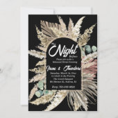 elegant modern terracotta boho Rehearsal diner Kaart (Voorkant)